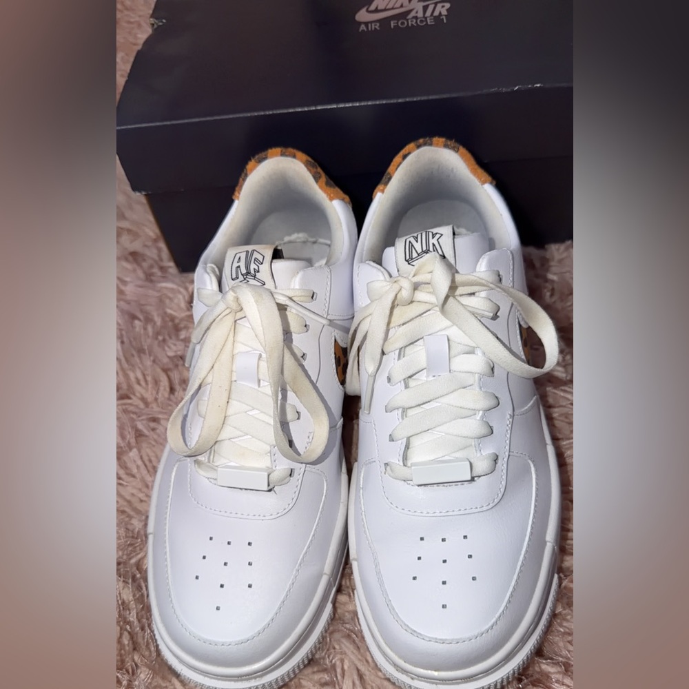 White Sneakers with Logo Detail